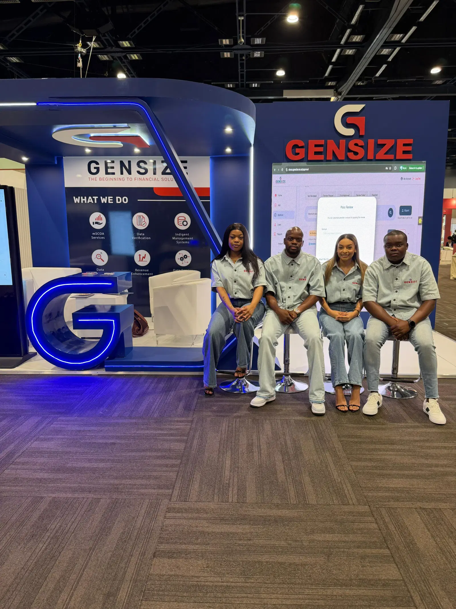Gensize indigent management verification dashboard