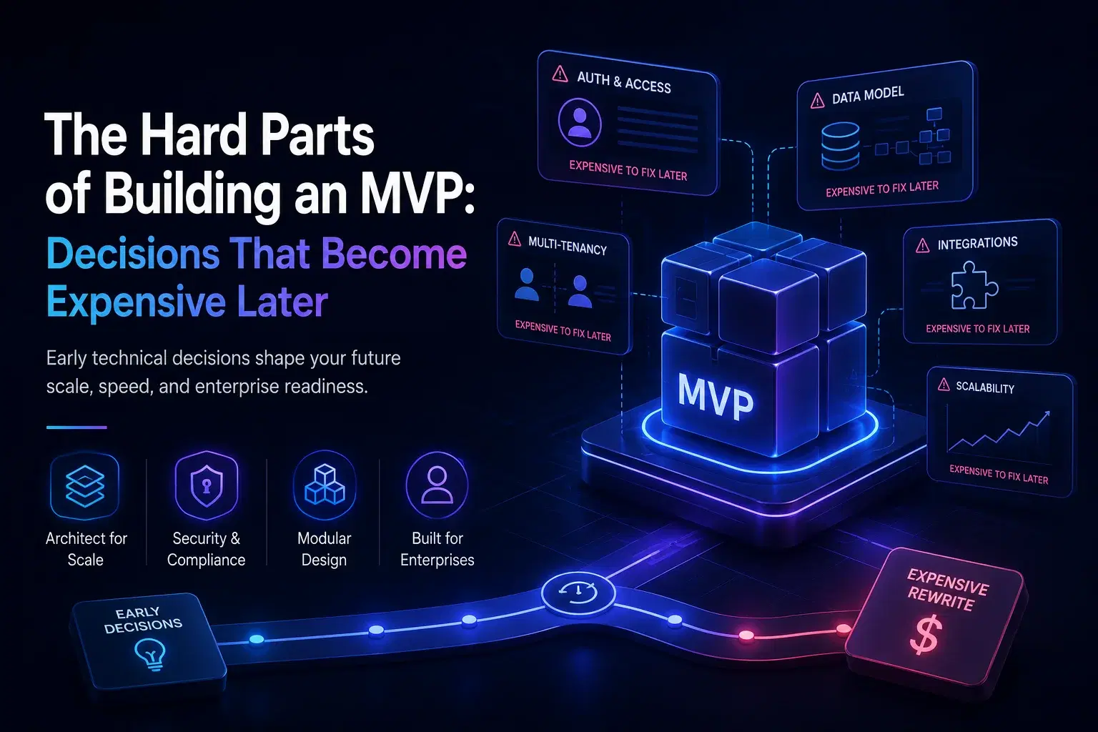 The Hard Parts of Building an MVP: Decisions That Become Expensive Later