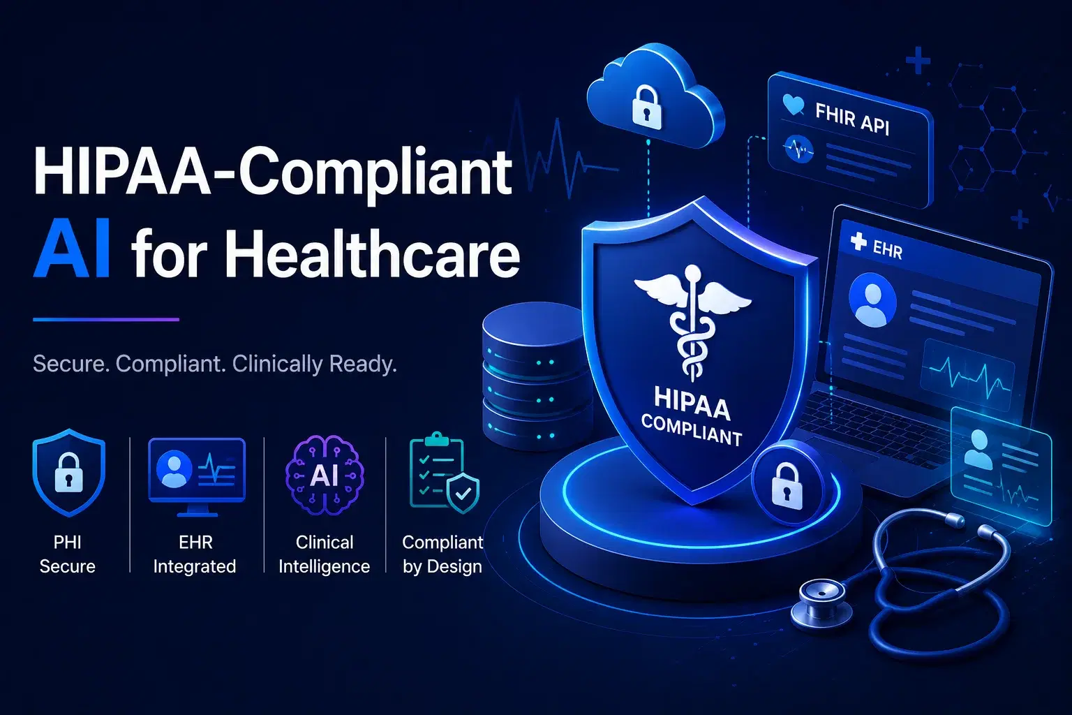 HIPAA-Compliant AI for Healthcare: Architecture, Risks, and Rollout