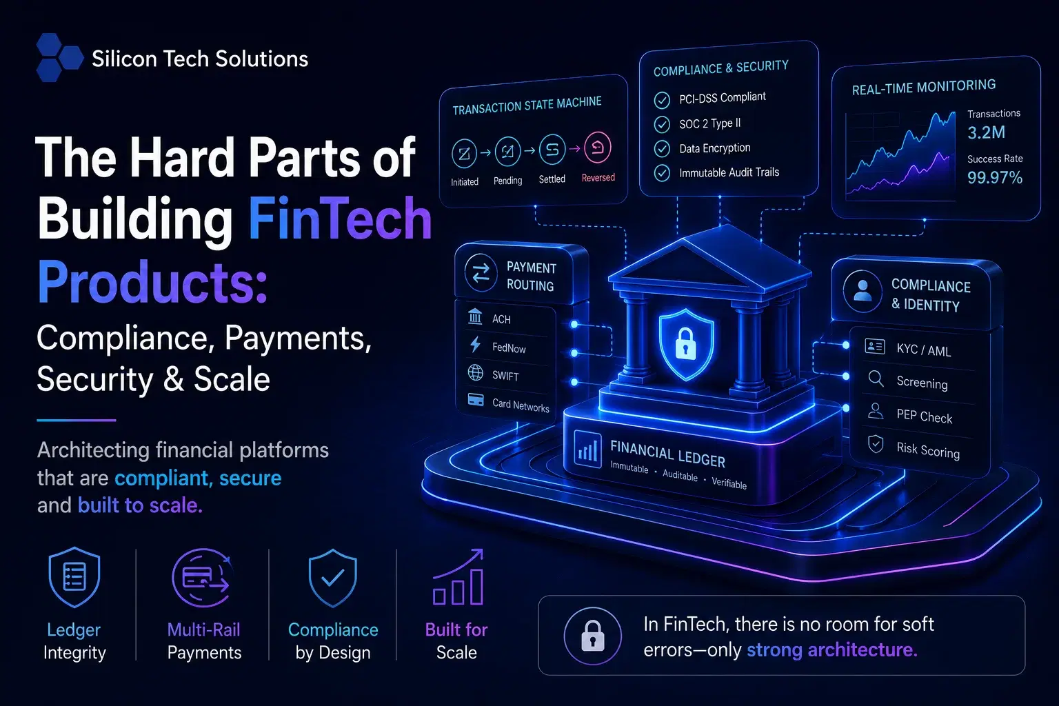 The Hard Parts of Building FinTech Products: Compliance, Payments, Security & Scale